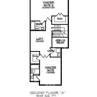 Optional Upper Floor Plans